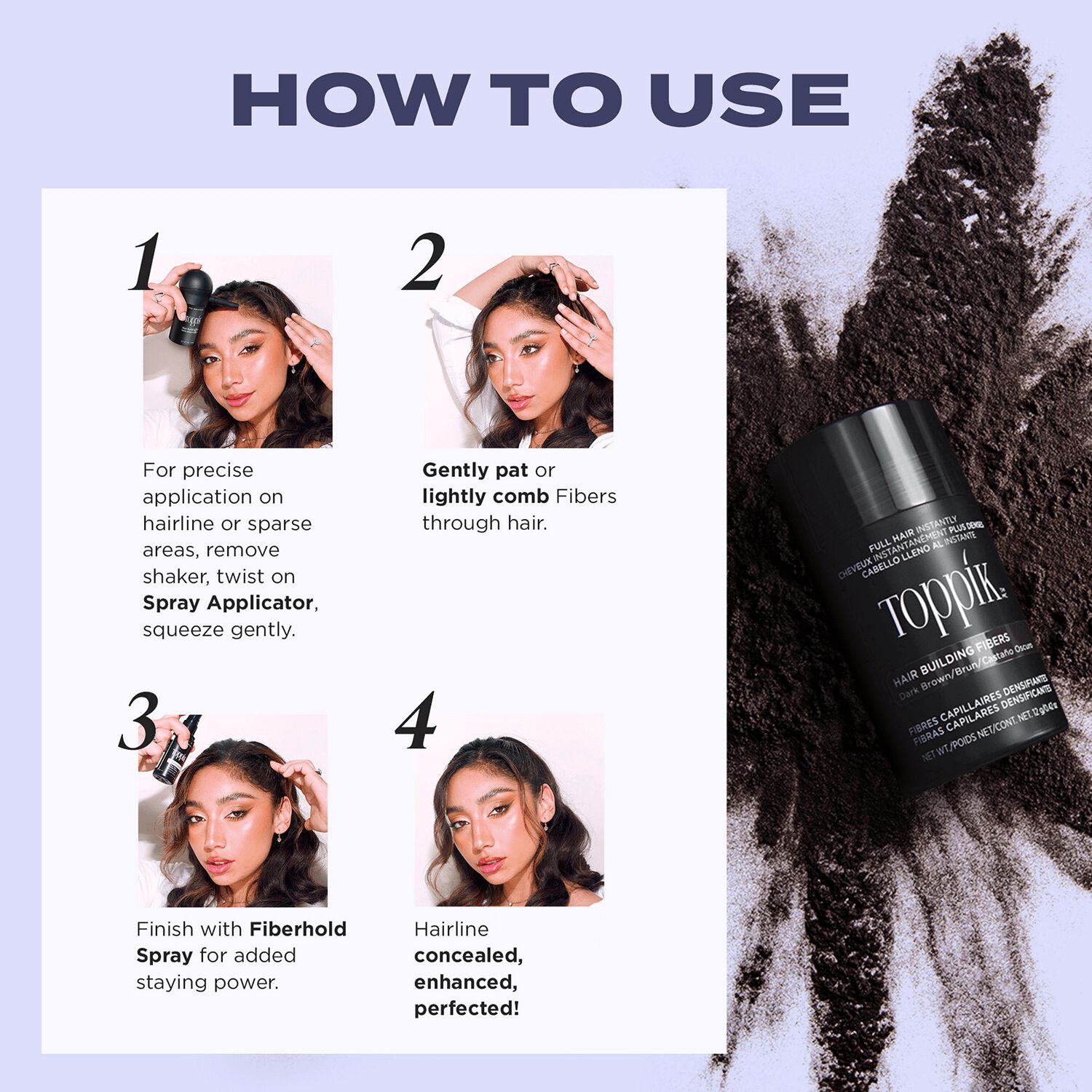 Toppik 0.42 oz Hair Building Fibers | Hair Building Fibers