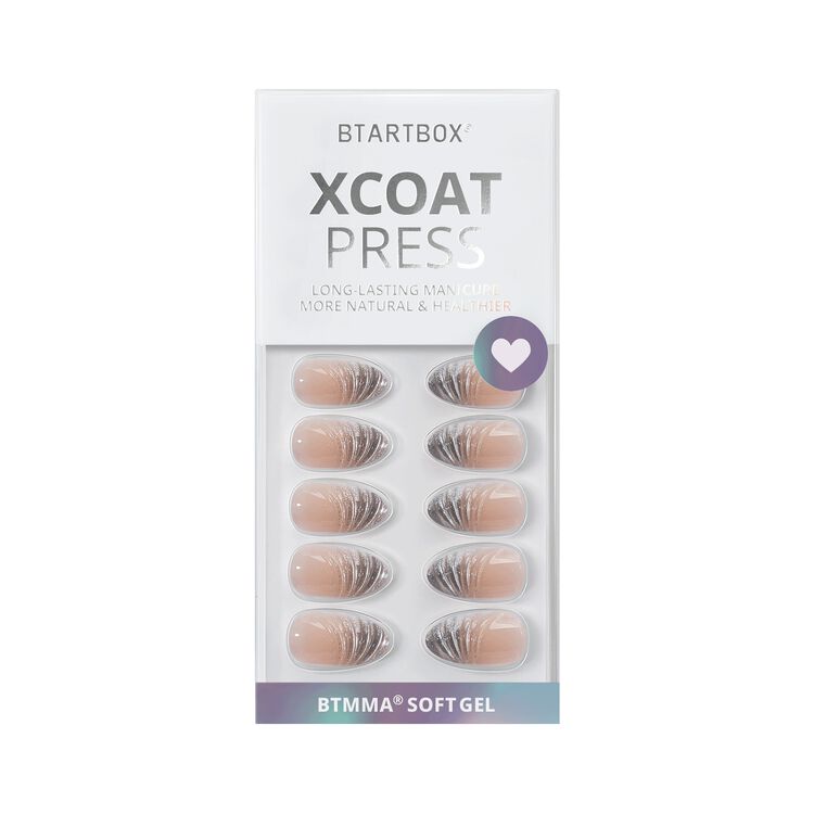 XCOATPRESS Press On Nails Short Almond - Exquiste