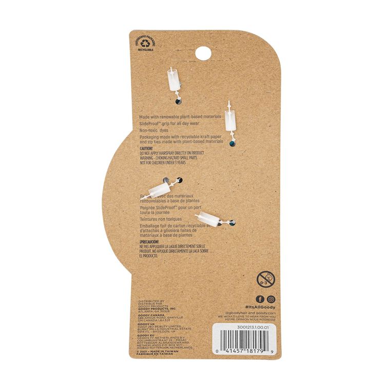 Green and Blue French Hair Pins 2 Count