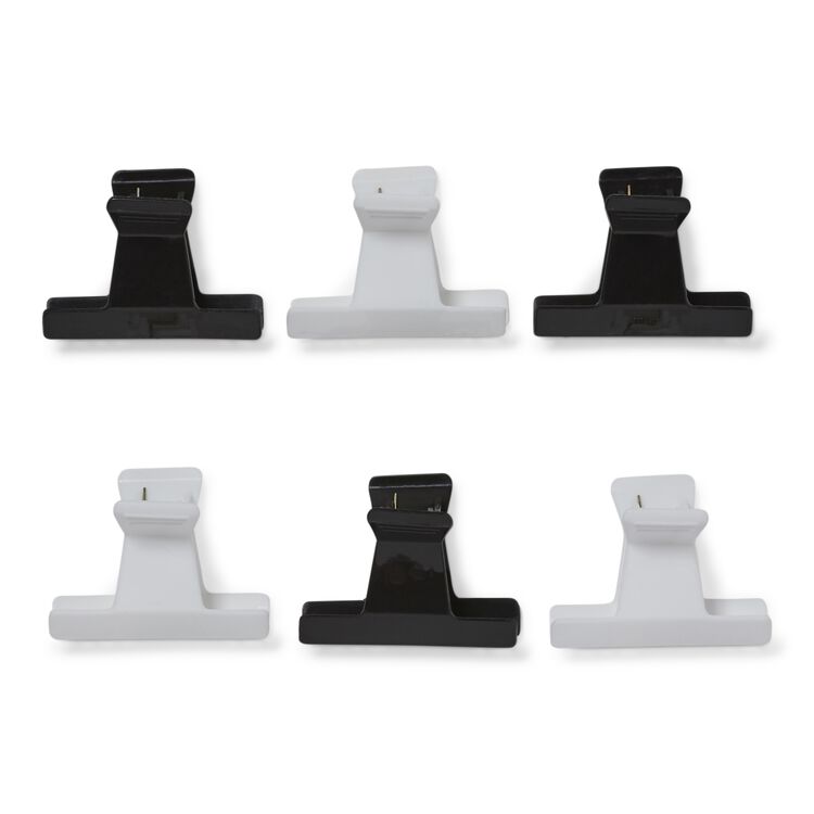 Black & White 2 Inch Butterfly Clamps