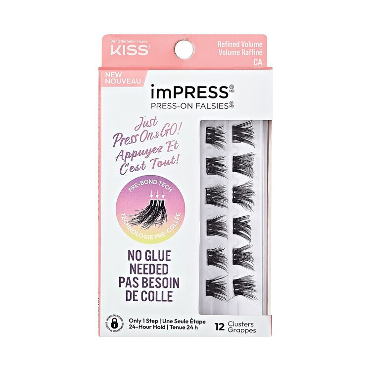 imPRESS Press on Falsies - Refined Volume Cluster Lashes