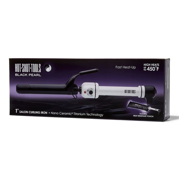 Hot Shot Tools Black Pearl Ceramic Curling Irons Curling Irons