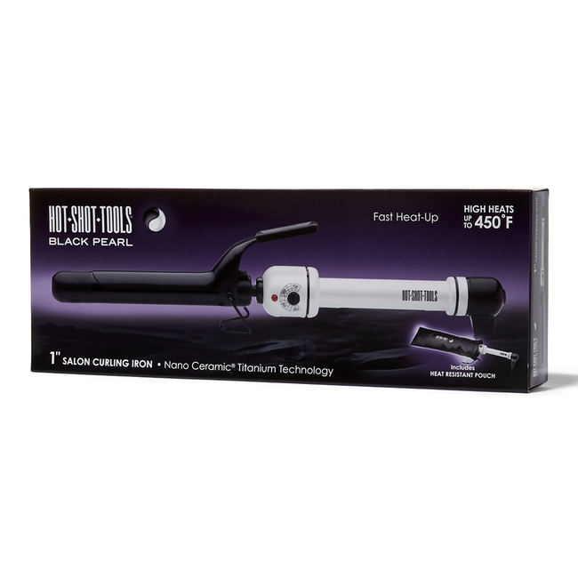 Hot Shot Tools Black Pearl Ceramic Curling Irons Curling Irons