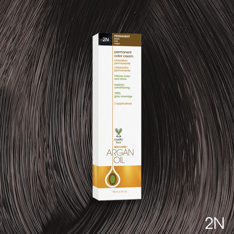 Argan Oil Permanent Color Cream 2N Black