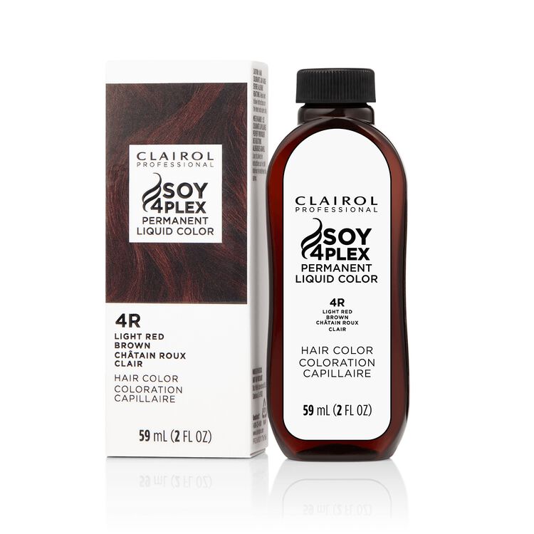 4R Light Red Brown Permanent Liquid Hair Color