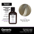 T14 Pale Ash Blonde Permanent Liquid Hair Color Toner Compare to Wella&reg; ColorCharm&reg;