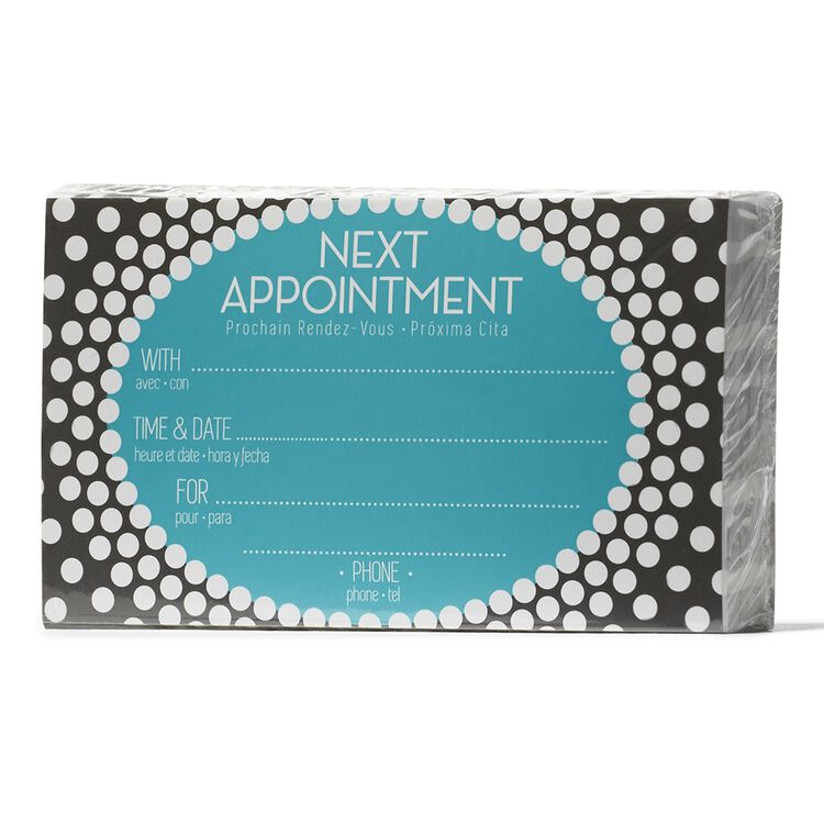 Salon Care Appointment Cards