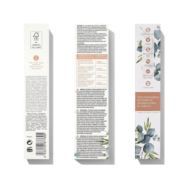 This colorist creates nature-inspired hair colors Inspired By Nature Ammonia-Free Permanent Hair Color Natural Medium