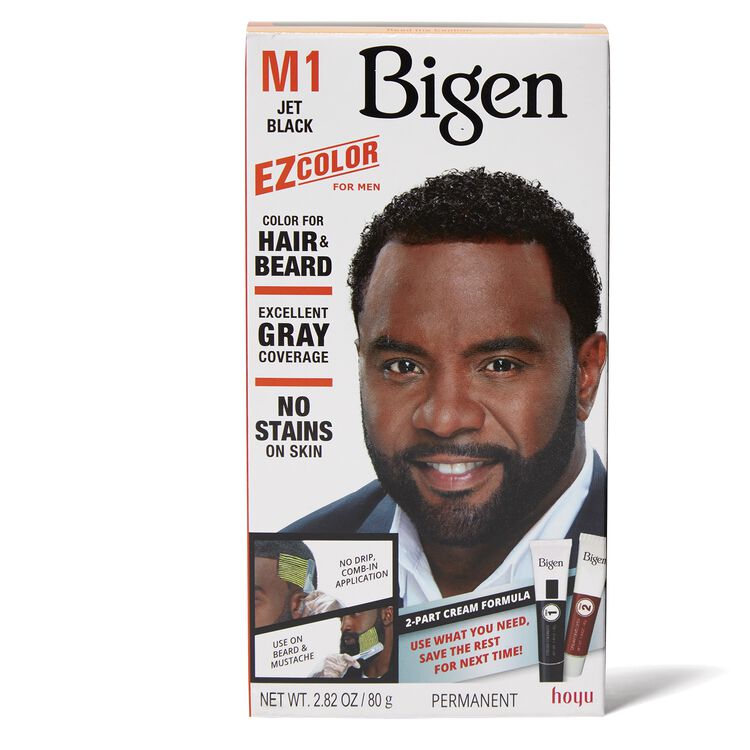 Men's EZ Permanent Hair Color M1 Jet Black