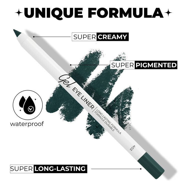 Long Lasting Gel Eye Liner Green