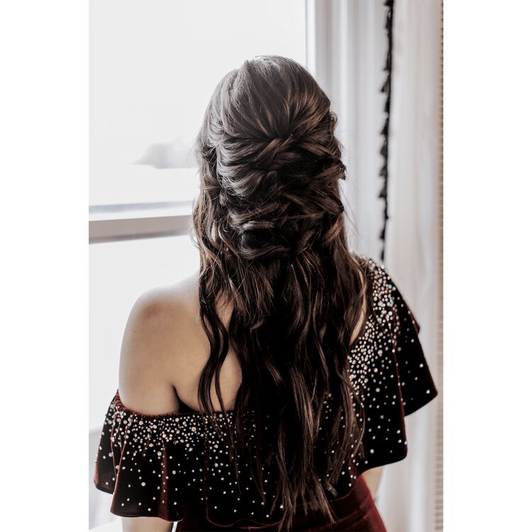 18" Ultra-Seamless Clip-in Hair Extensions Medium Dark Brown