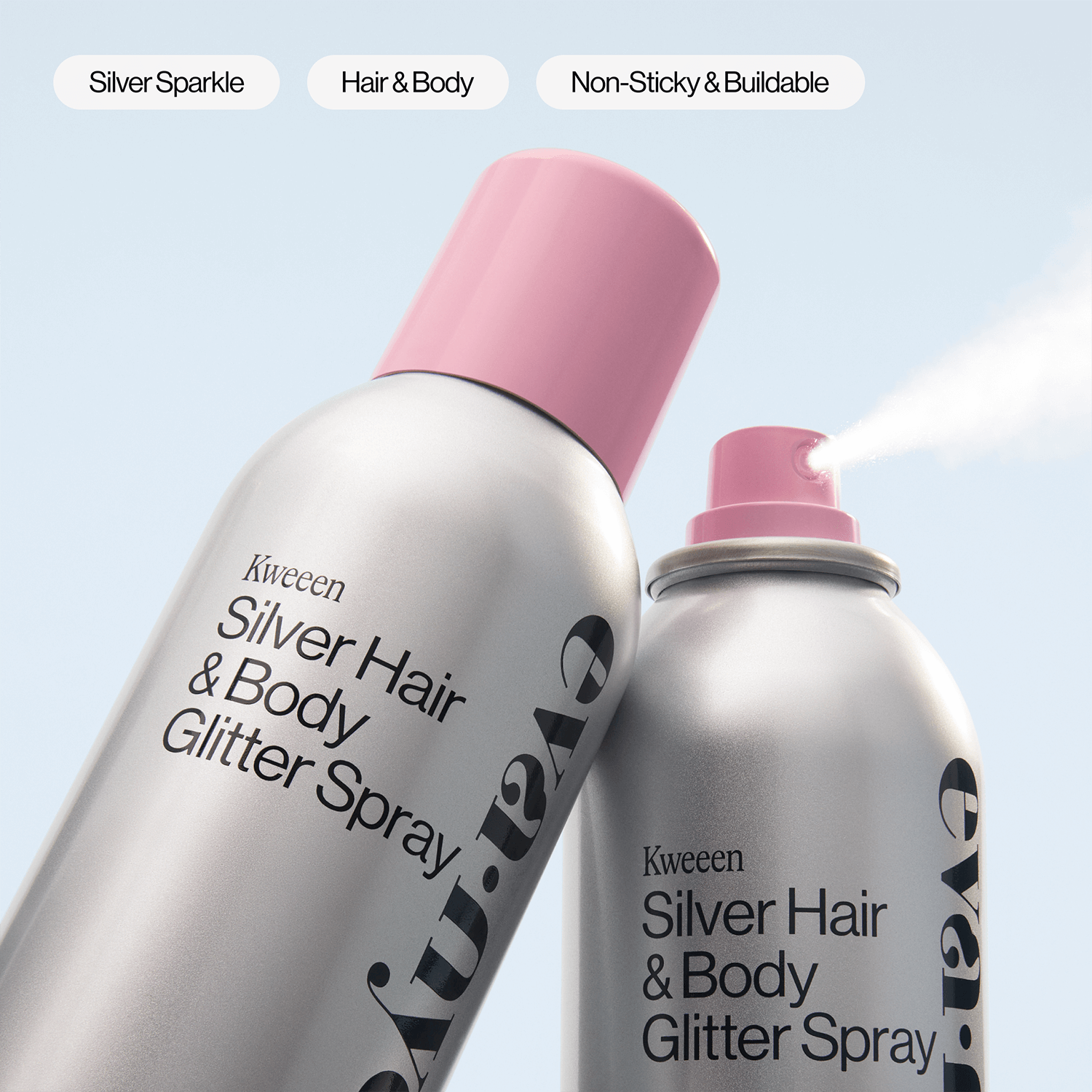 Eva NYC Kweeen Hair & Body Glitter Spray - Thumbnail 5
