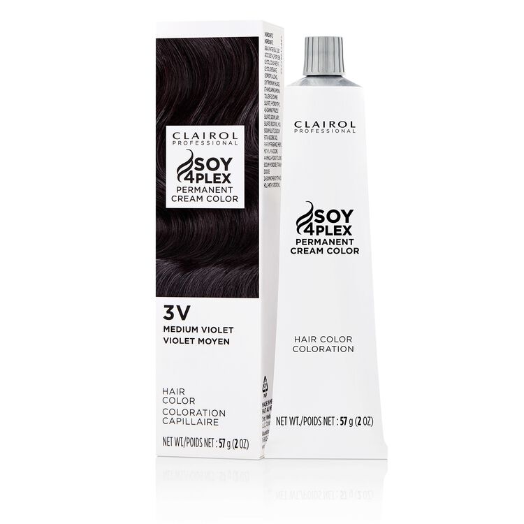 3V Medium Violet Permanent Cream Hair Color