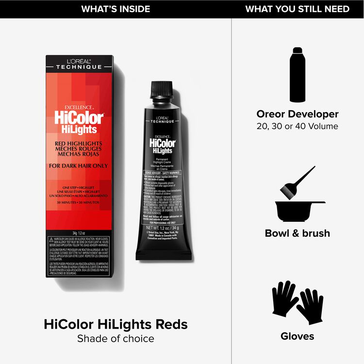 HiColor Red HiLights Magenta Permanent Creme Hair Color