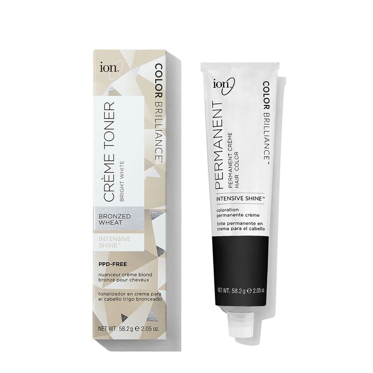 Bright White Creme Toner Bronzed Wheat