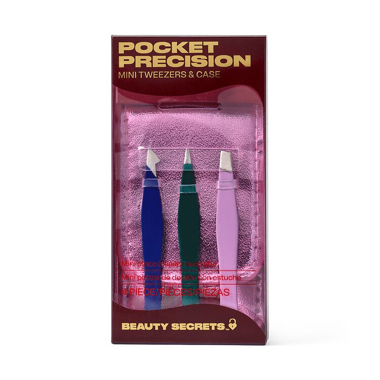 Pocket Precision Mini Tweezers & Case