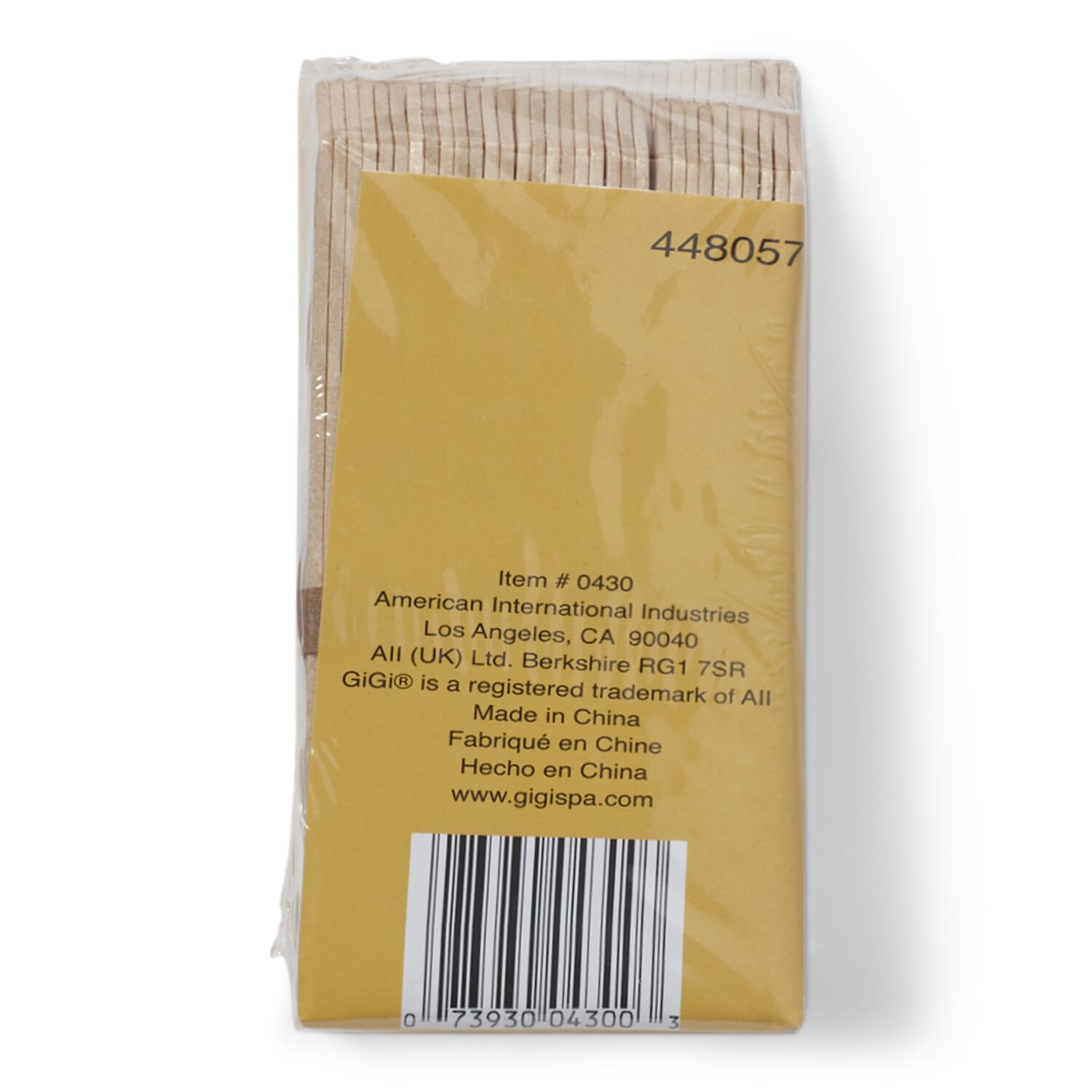 GiGi Accu Edge Wax Applicators 100 Count