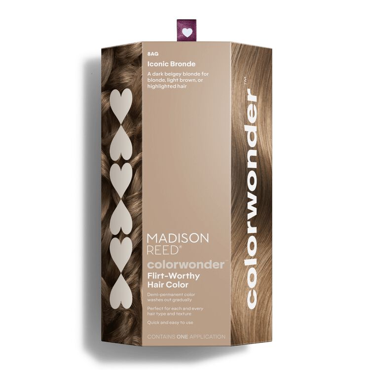 ColorWonder Demi-Permanent Hair Color Kit 8AG Iconic Bronde