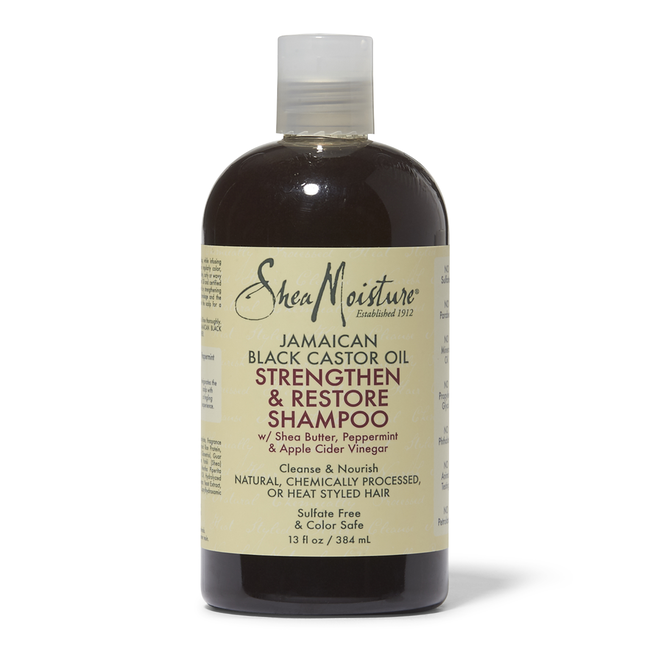 Sheamoisture Strengthen Restore Travel Shampoo By Sheamoisture Jamaican Black Castor Oil Textured Hair Sally Beauty