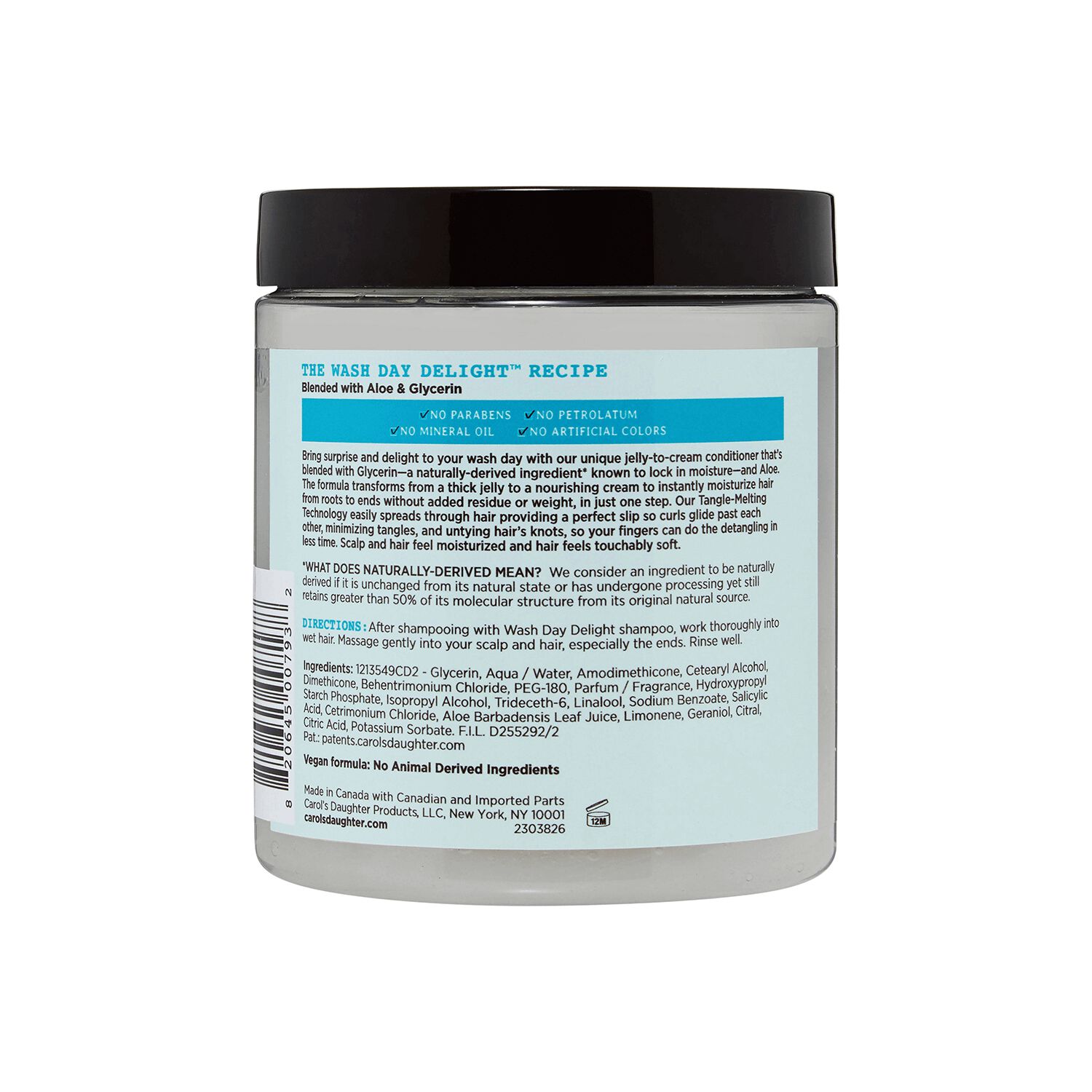 Carol's Daughter Wash Day Delight Wash Day Delight Conditioner with Aloe Curly Hair Care