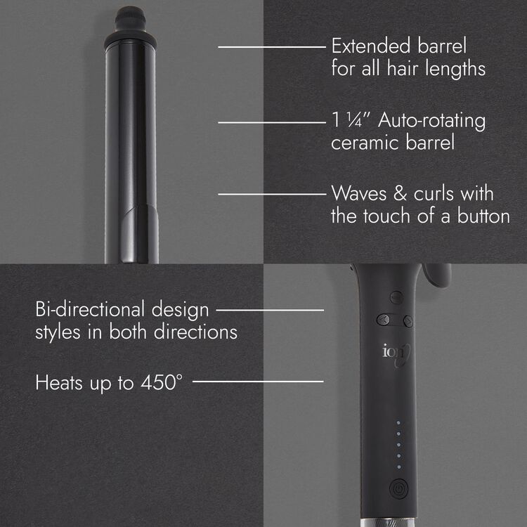 Luxe Carousel Auto Rotating Curling Iron