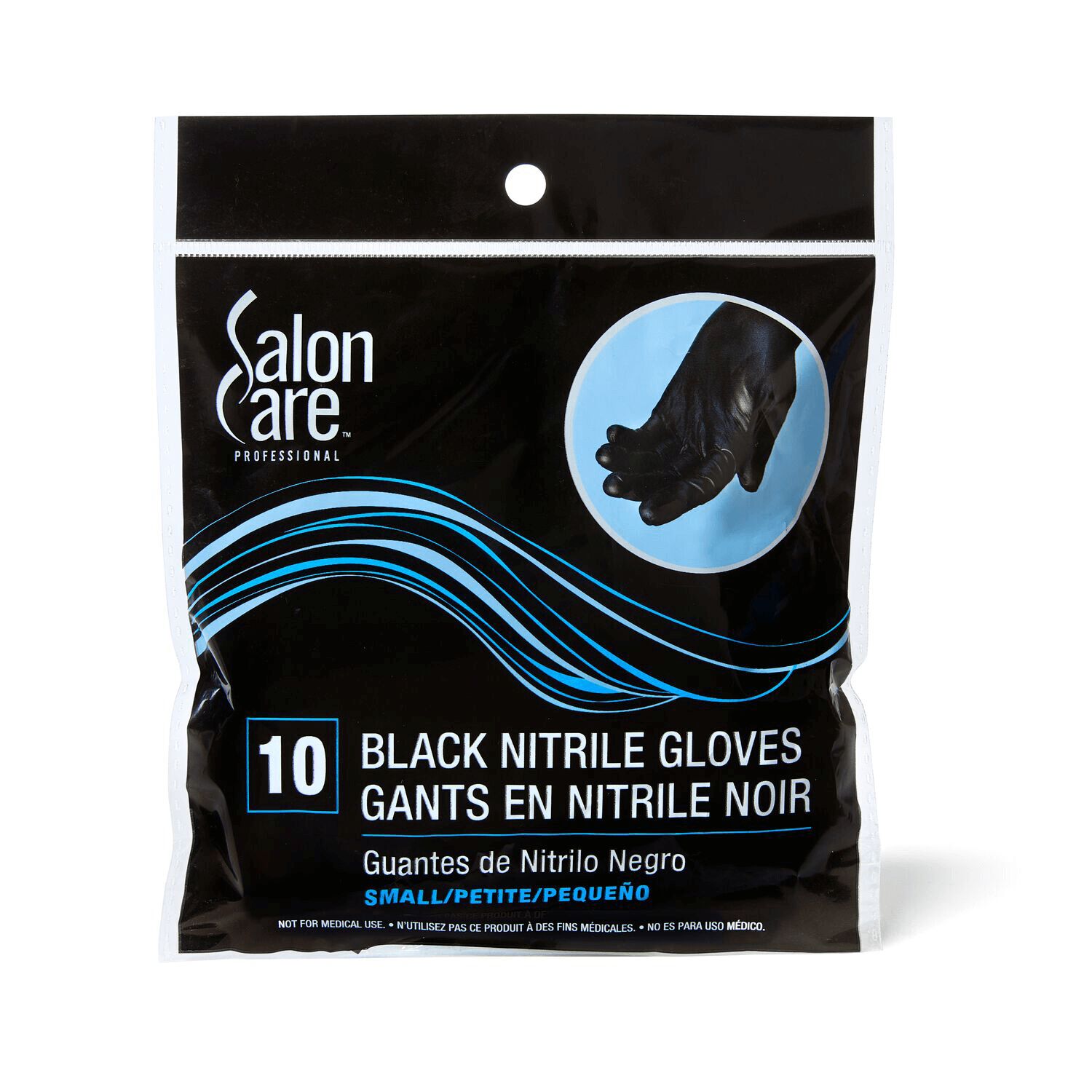 Salon Care 10ct Black Nitrile Gloves Sally Beauty