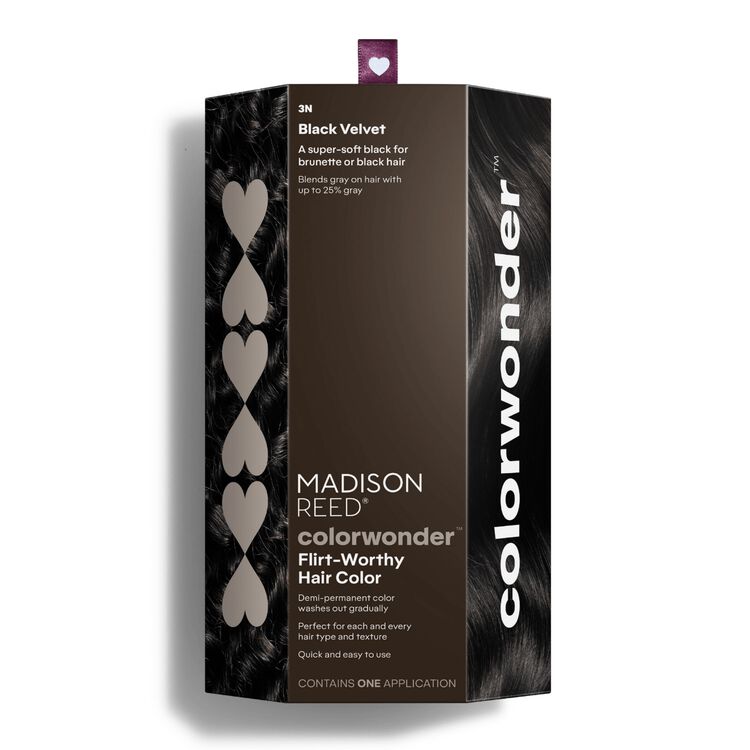ColorWonder Demi-Permanent Hair Color Kit 3N Black Velvet