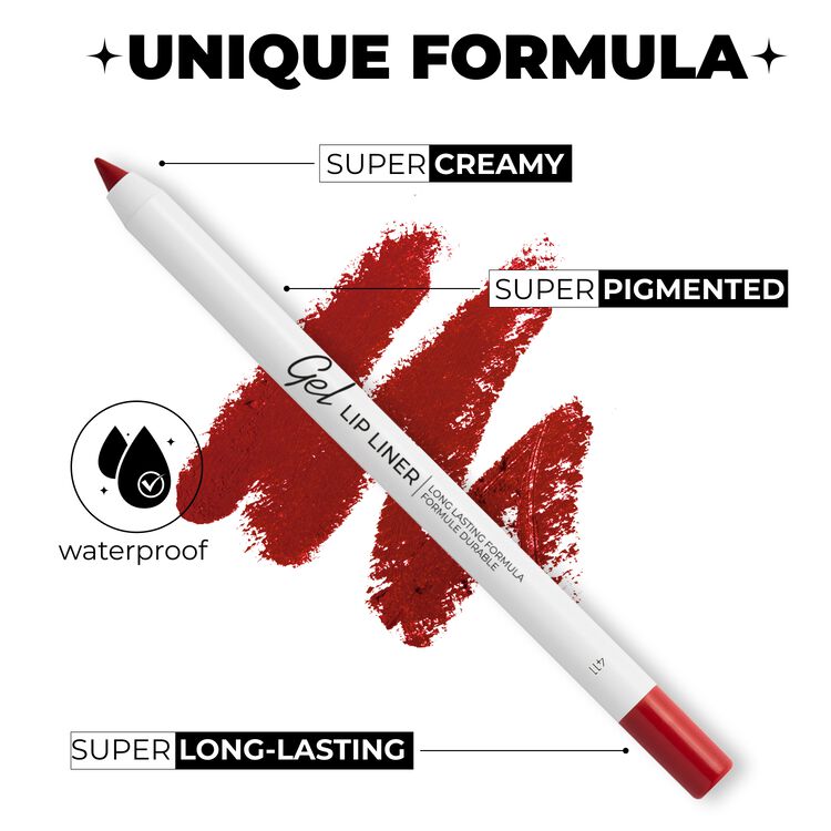 Long Lasting Gel Lip Liner Ruby Red