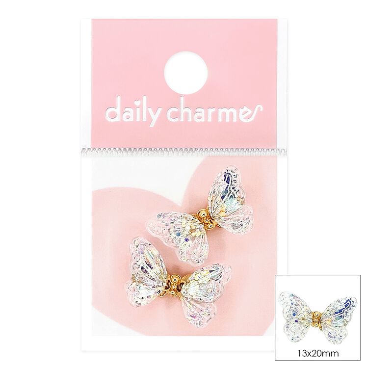 Nail Art Charms Fluttering Butterfly Resin Charm