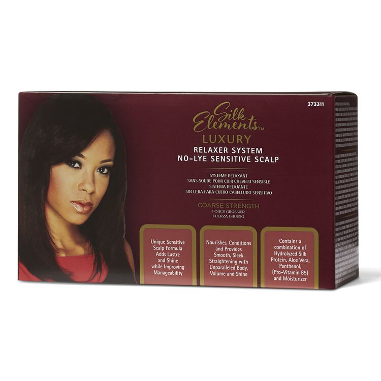 Silk Elements No Lye Sensitive Scalp Relaxer System Coarse