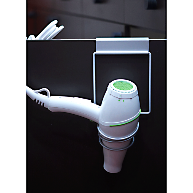 Over the Door Folding Hair Dryer Holder