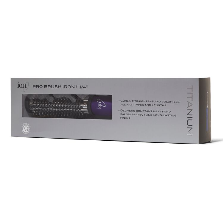Ion Titanium Pro Brush Iron 1 1 4 In Hair Styling Tools