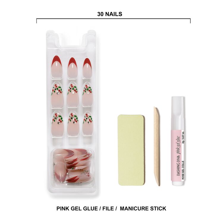 Nailbliss Gel Nails Mistletoe Mischief