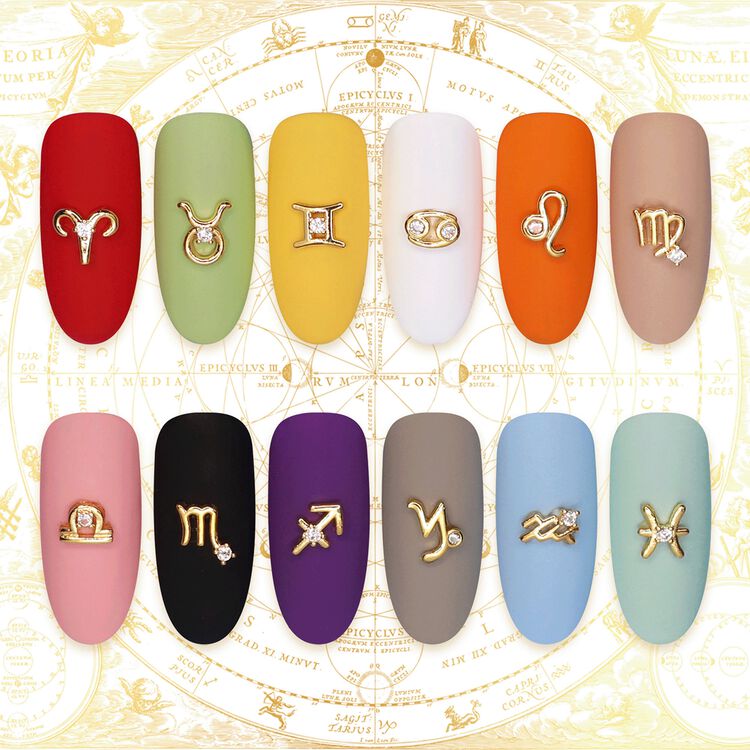 Nail Art Zodiac Zircon Charms Taurus