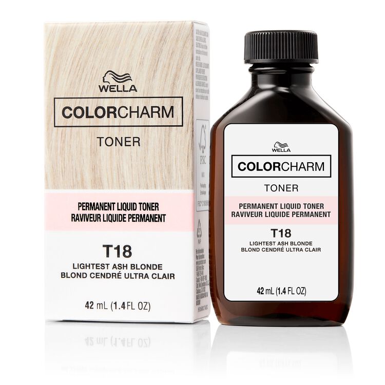 Wella® ColorCharm® T18 Lightest Ash Blonde Toner  OZ | Sally Beauty
