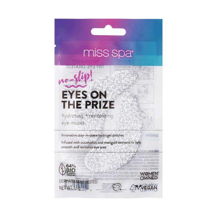 miss spa NoSlip Eyes on the Prize Hydrating + Revitalizing Eye Masks