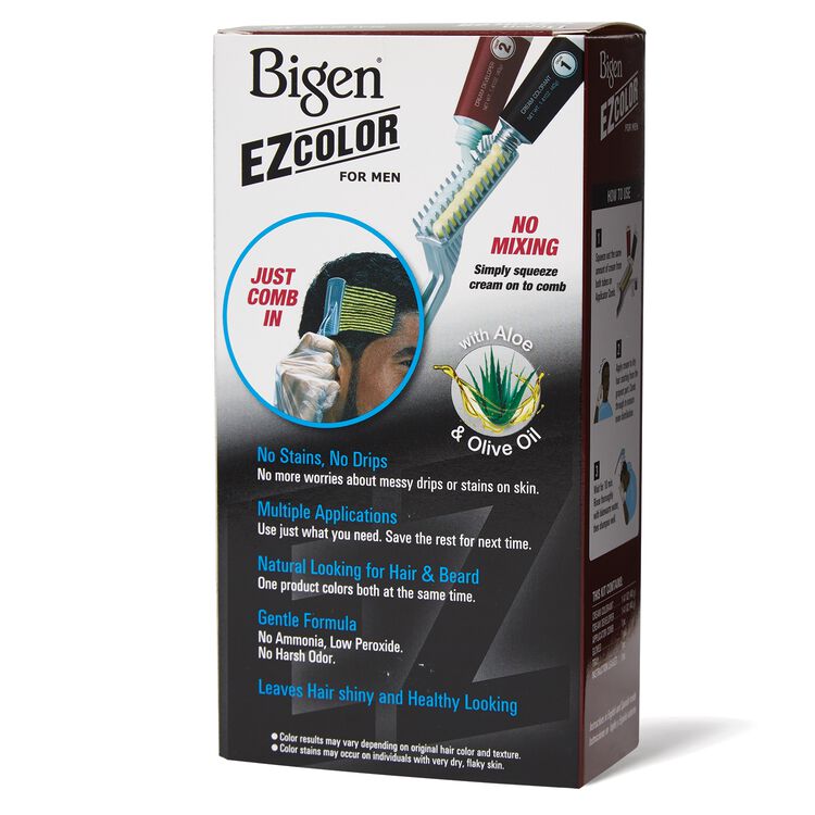 Men's EZ Permanent Hair Color M2 Real Black