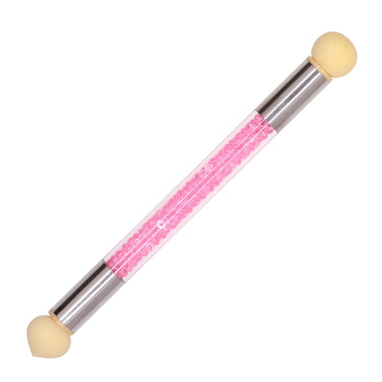 Nail Art Pink Double Sided Sponge Pen