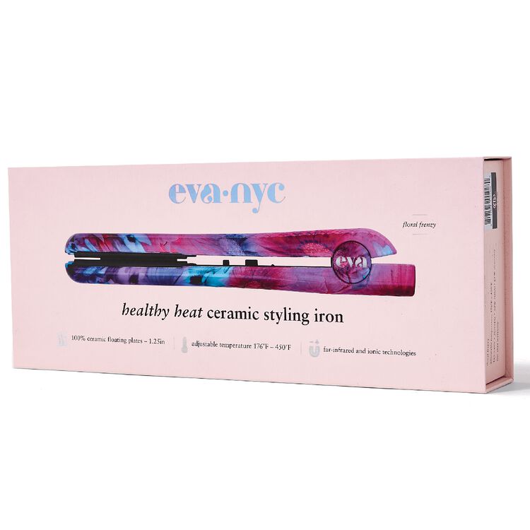 Eva NYC Healthy Heat Ceramic Styling Iron Flat Irons & Hair