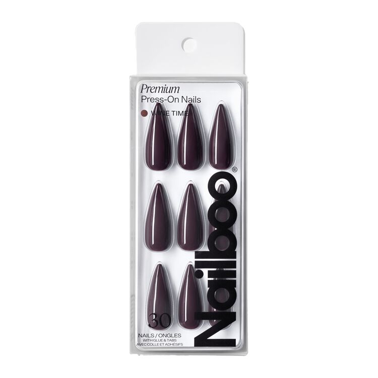 Wine Time Premium Press On Nails