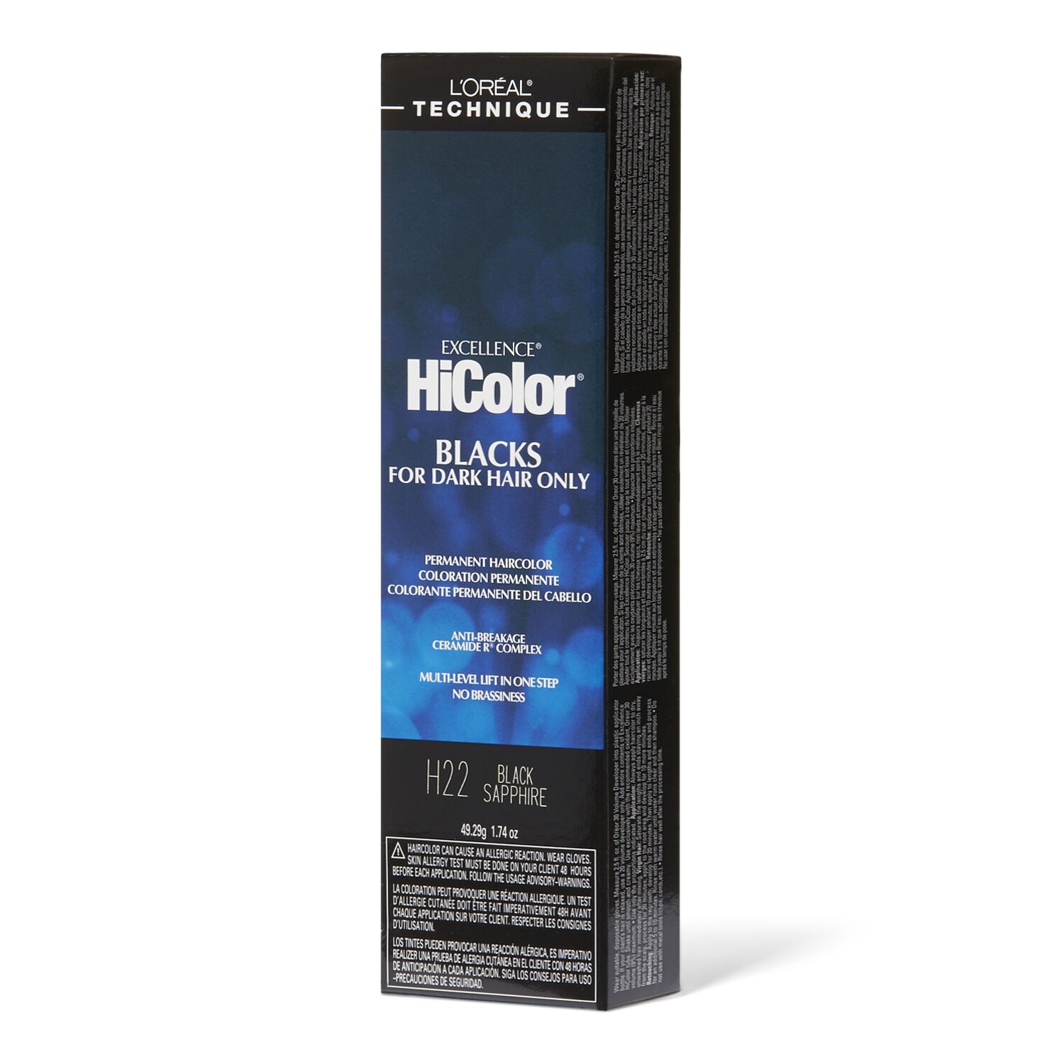L'Oreal H22 Black Sapphire Permanent Hair Color