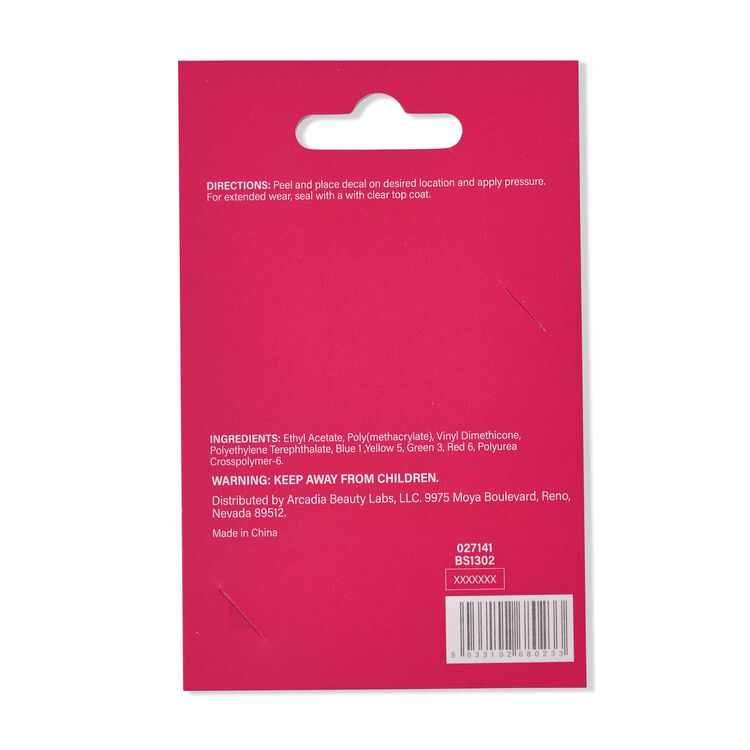 Jelly Fruits & Flowers Nail Art Stickers