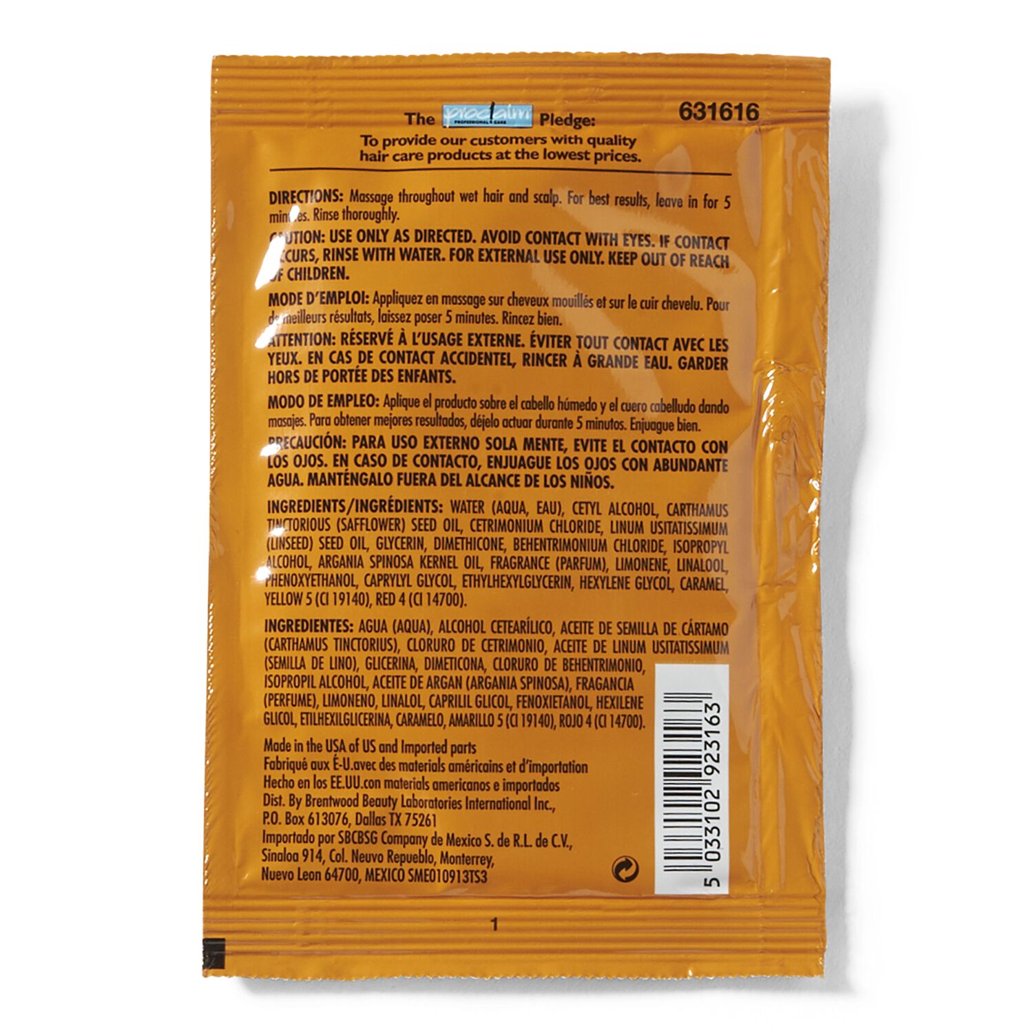 Proclaim Argan Oil Intense Hydrating Masque Packette | Treatments ...