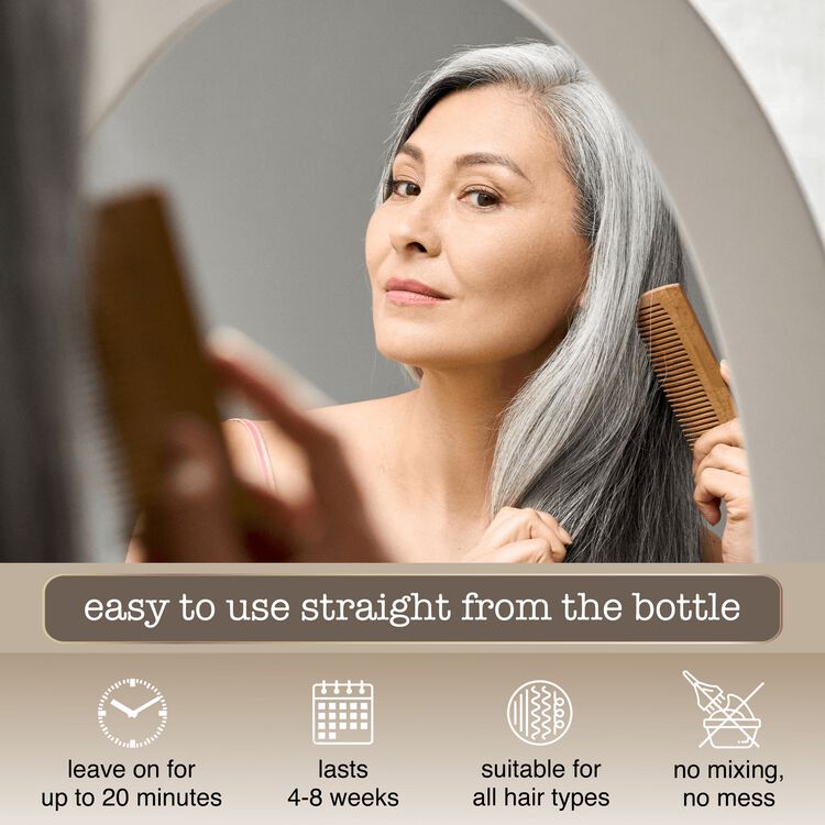 Silver Glossy Color & Gloss & Repair Semi Permanent Hair Gloss