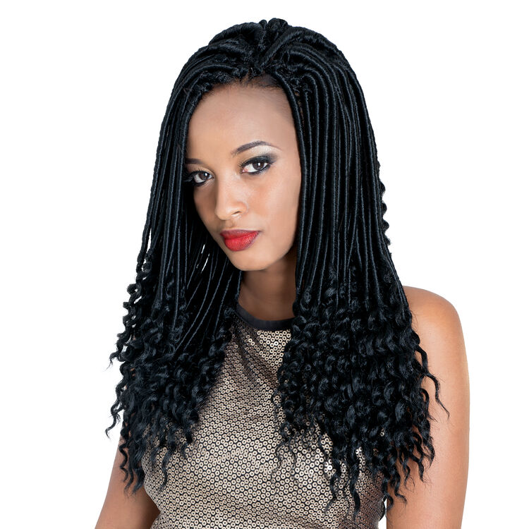 short goddess faux locs 14 inch crochet hair