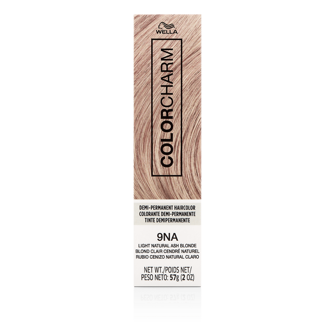 Wella 9NA Light Natural Ash Blonde Demi Permanent Cream Hair Color
