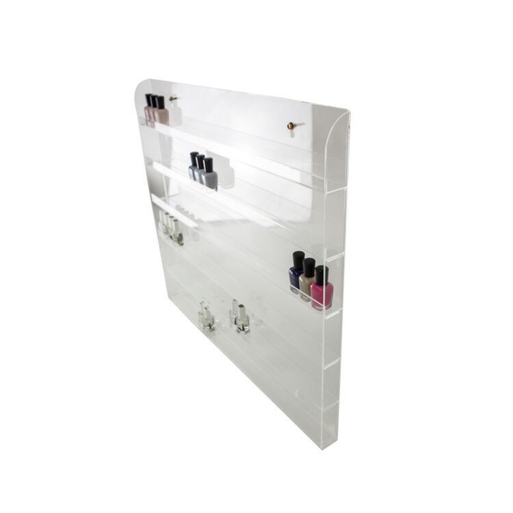 Mayakoba Wall Mount Acrylic Nail Polish Rack 120 Bottles ...