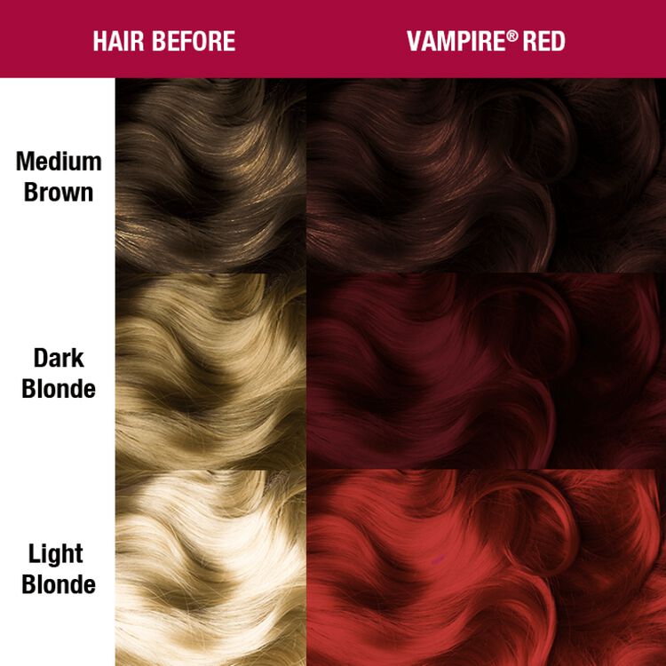 Vampire Red Semi Permanent Cream Hair Color