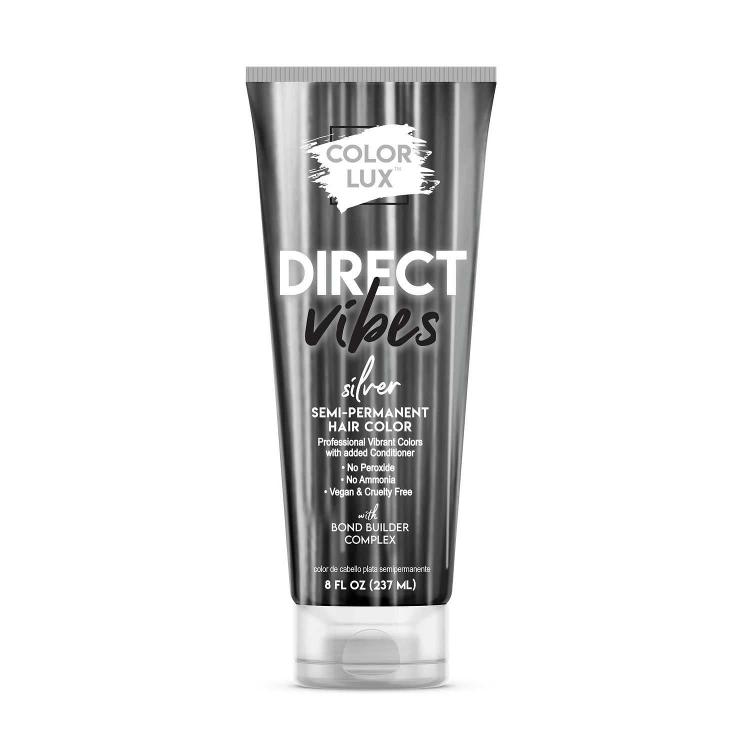 Color Lux Silver Direct Vibes Semi Permanent Hair Color Semi