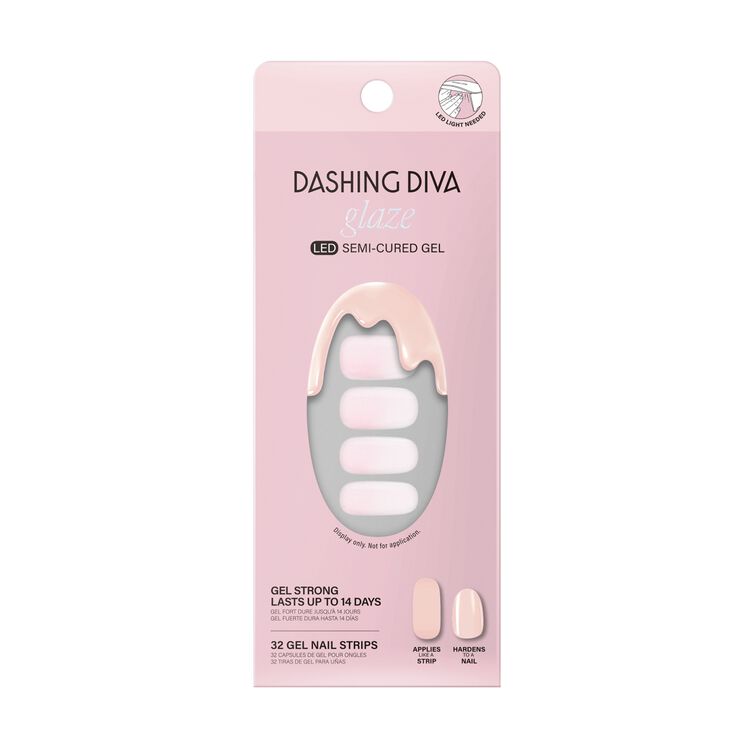 Rosewater Glaze Semi-Cured Color Gel Strips